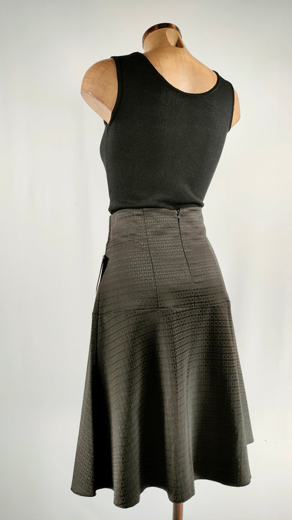 Falda evasé con detallen Fher