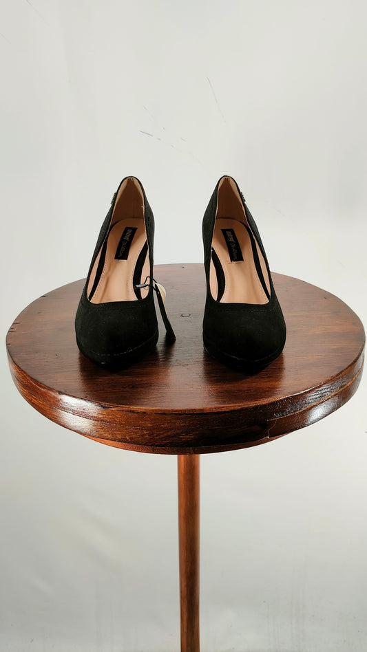 Zapato tacón Mustang aterciopelado