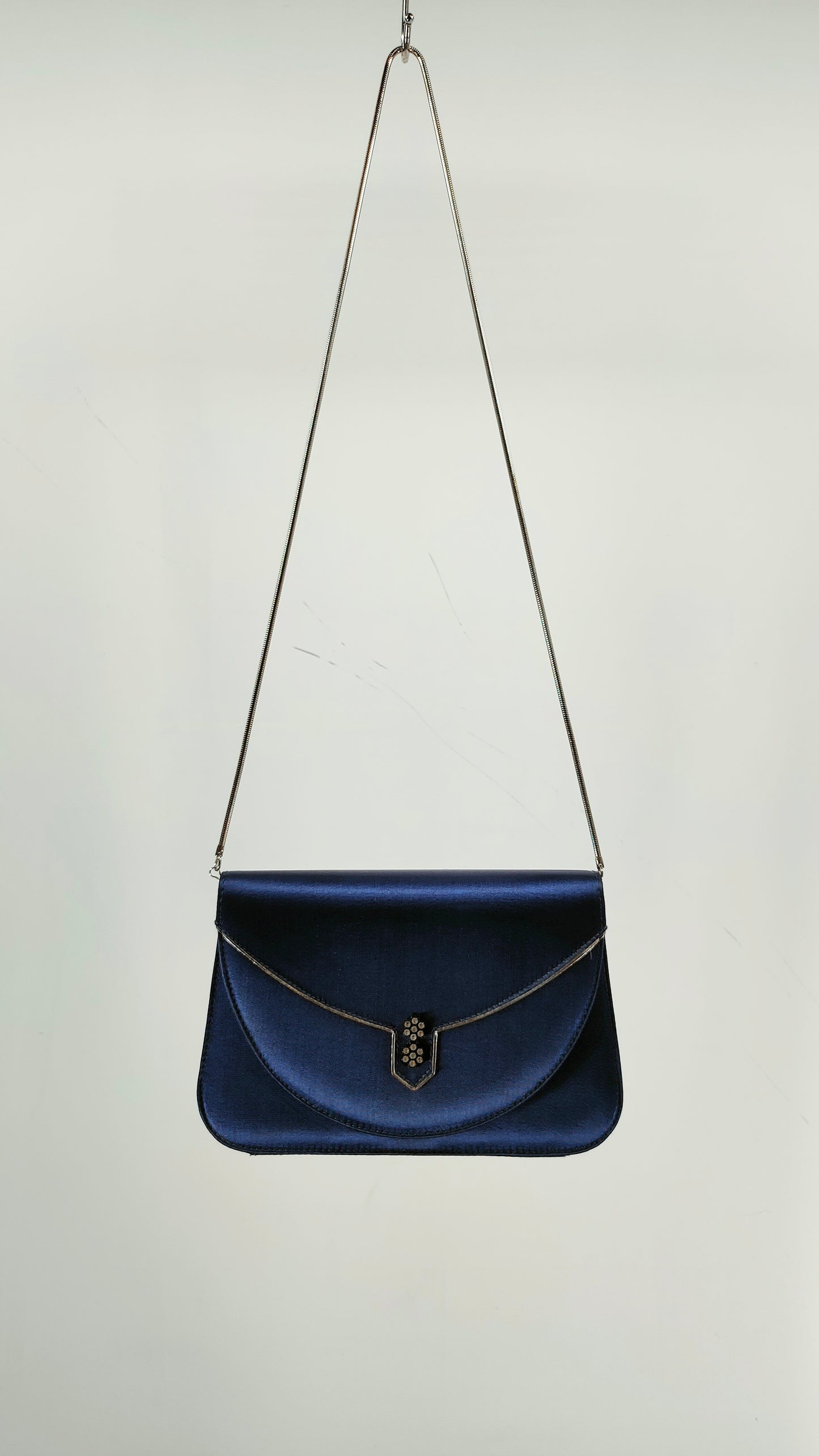 Bolsito azul navy vintage