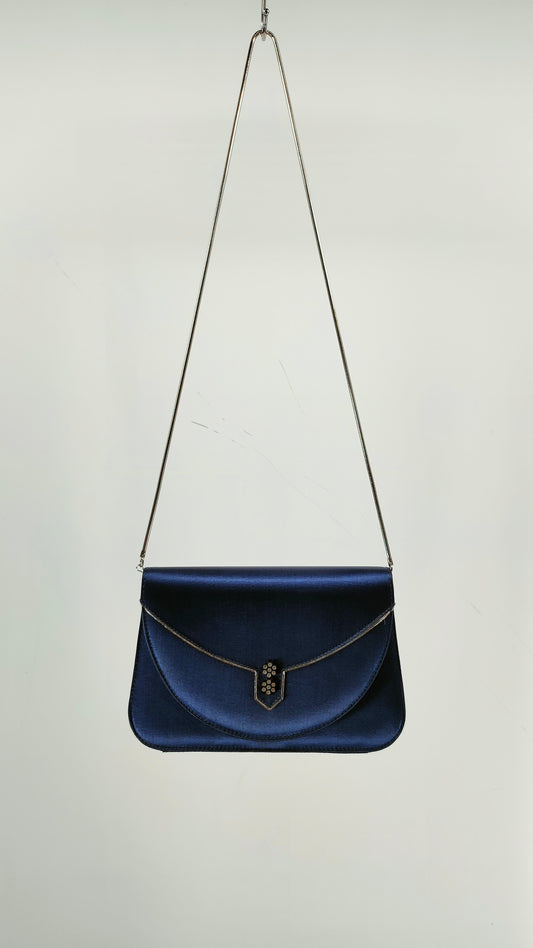 Bolsito azul navy vintage
