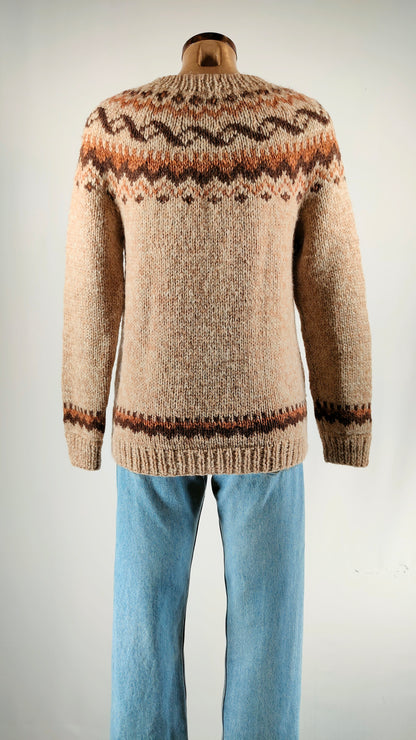 Jersey de lana marrón