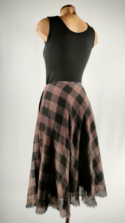 Falda de cuadros