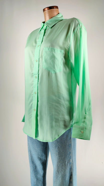 Camisa verde menta