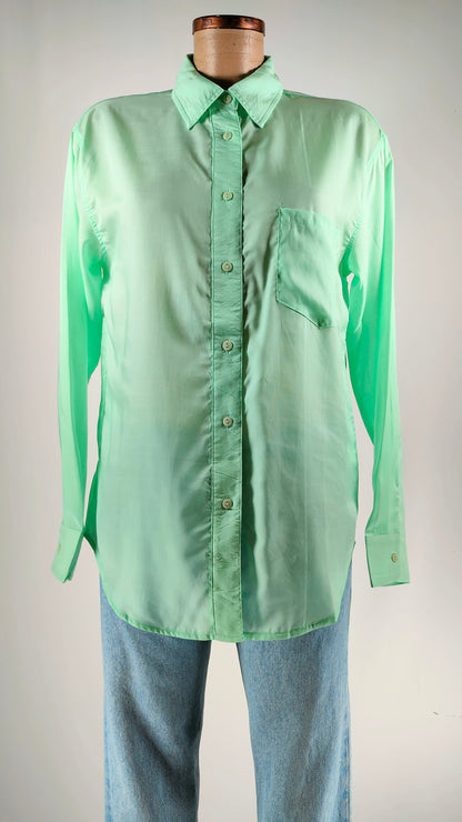 Camisa verde menta