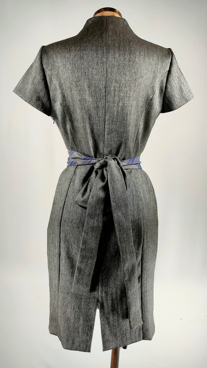 Vestido con escote cuadrado Trucco