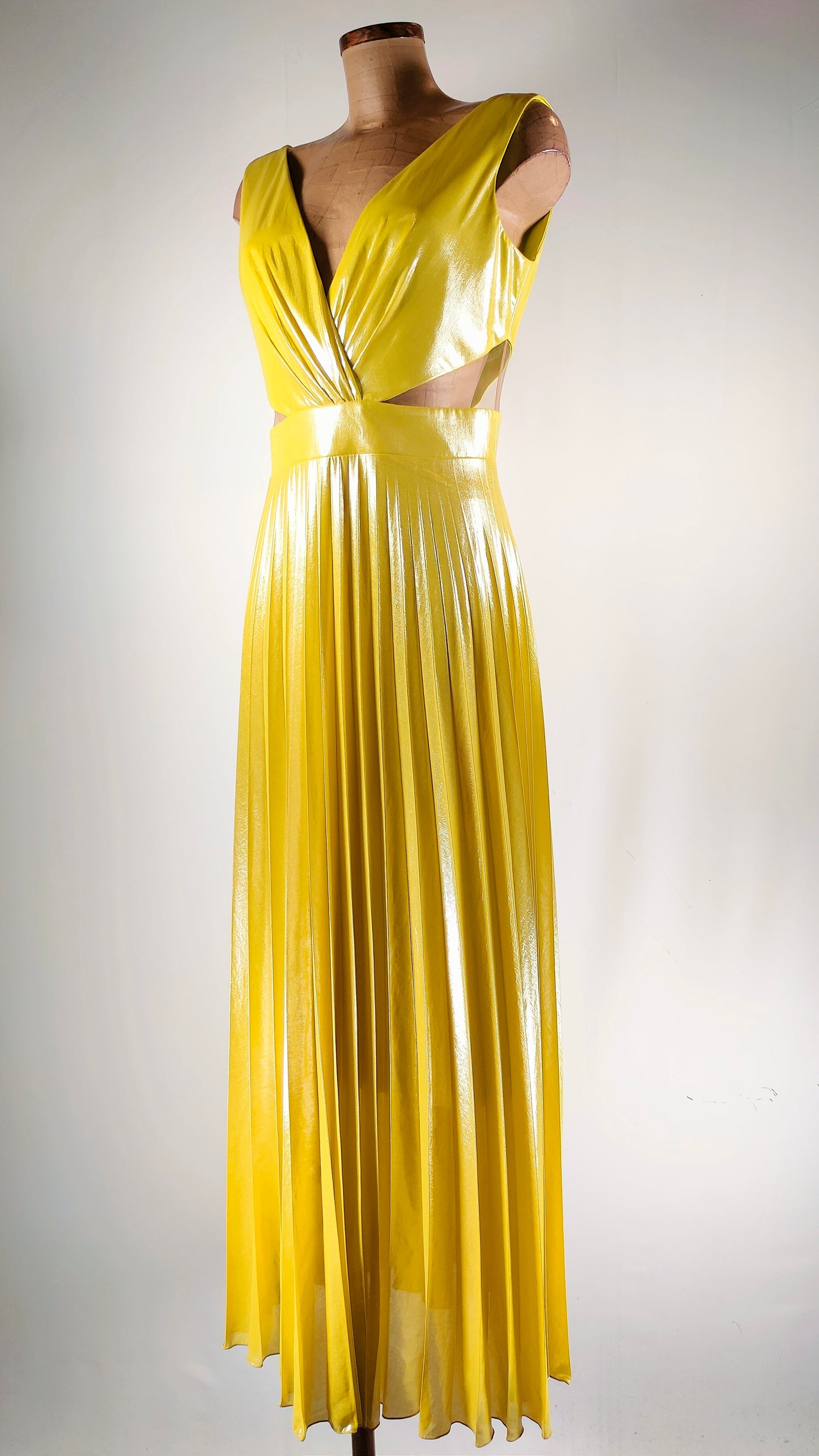 Vestido largo de fiesta lima