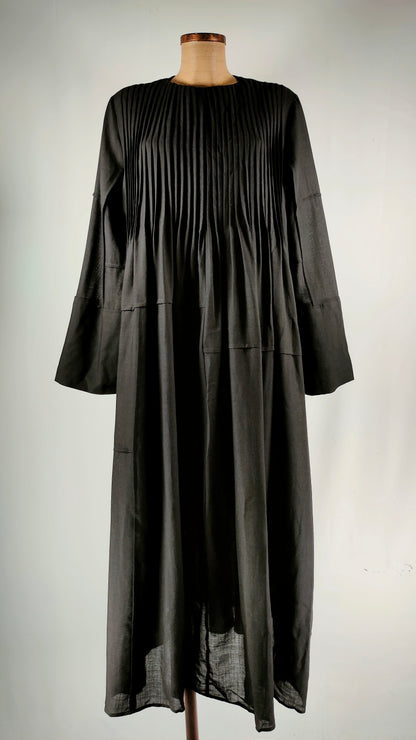 Vestido con doble volante en falda