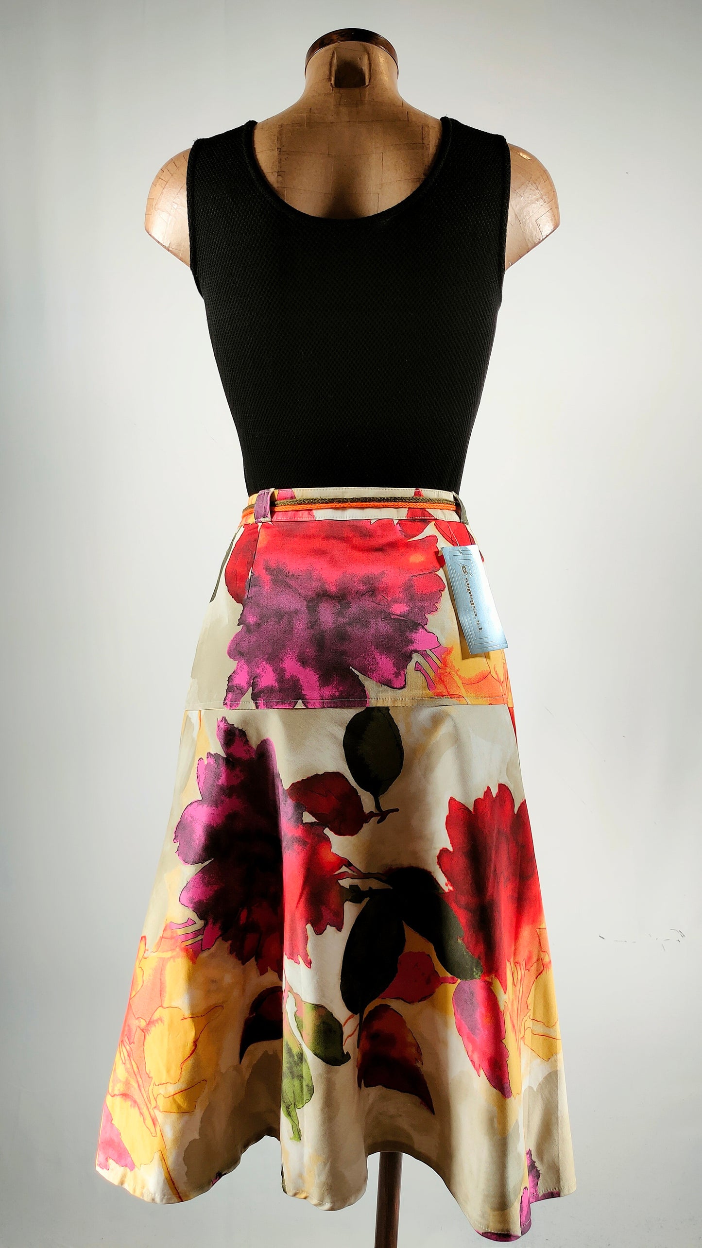 Falda midi estampada Copuysa