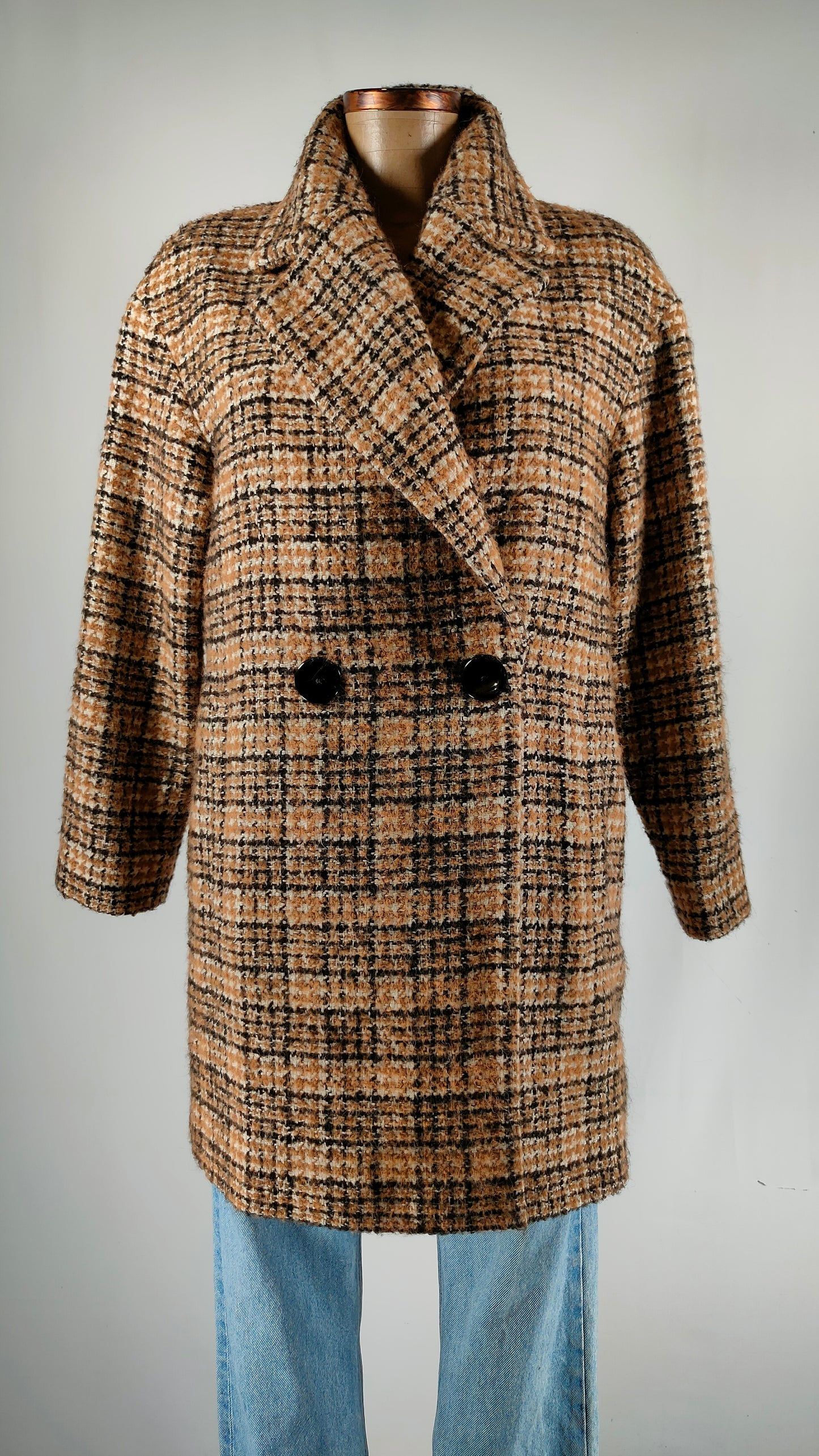 Abrigo jaspeado Massimo Dutti