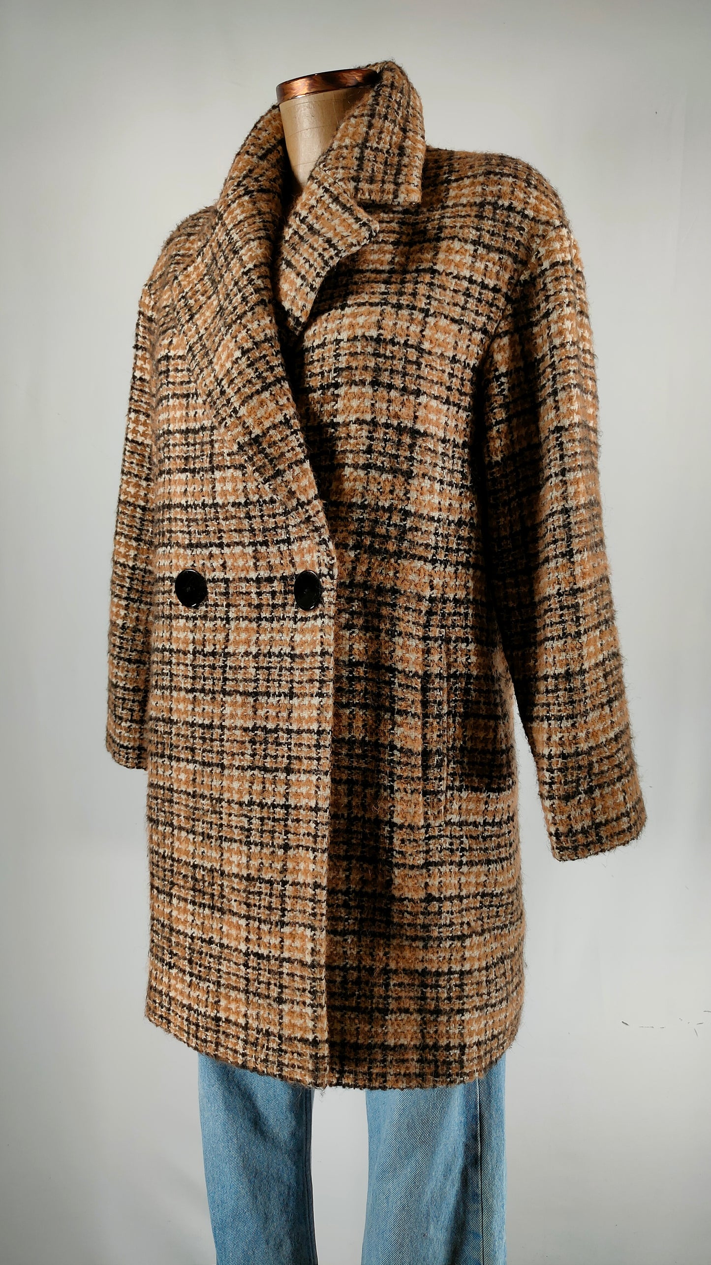 Abrigo jaspeado Massimo Dutti