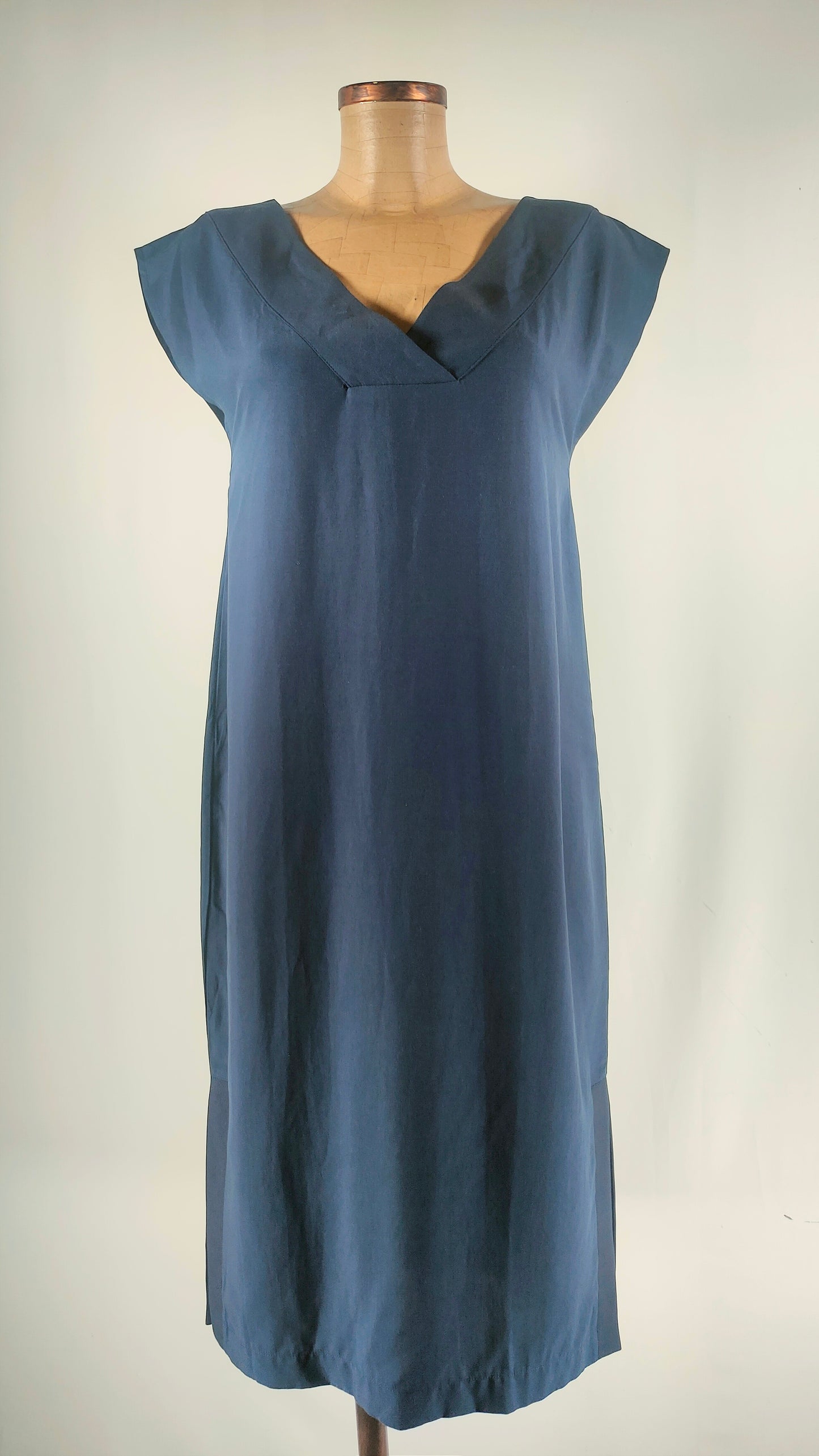 Vestido azul midi SKFK