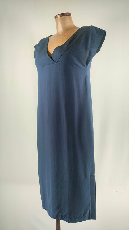 Vestido azul midi SKFK