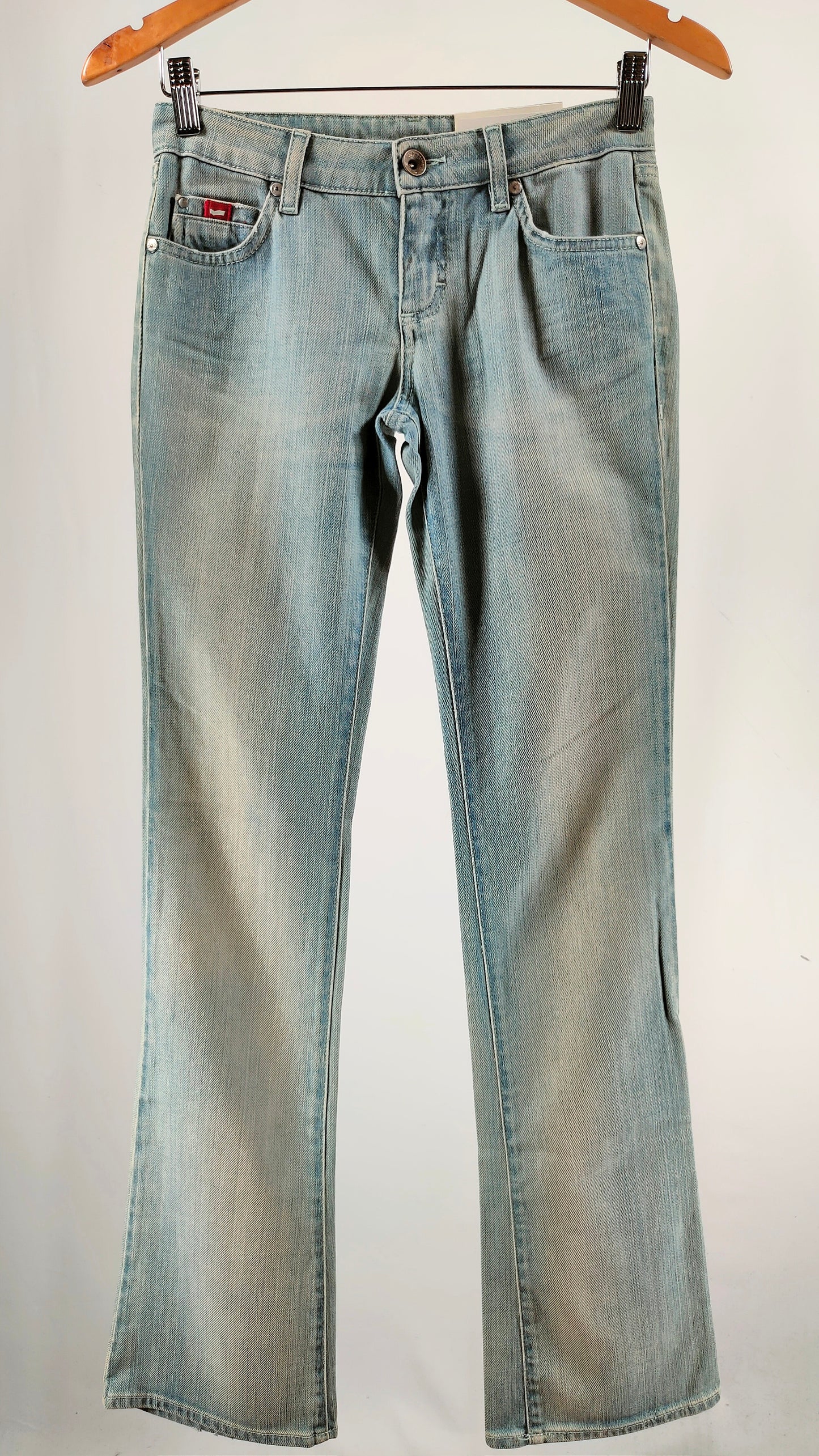 Jeans azul tiro bajo Gas