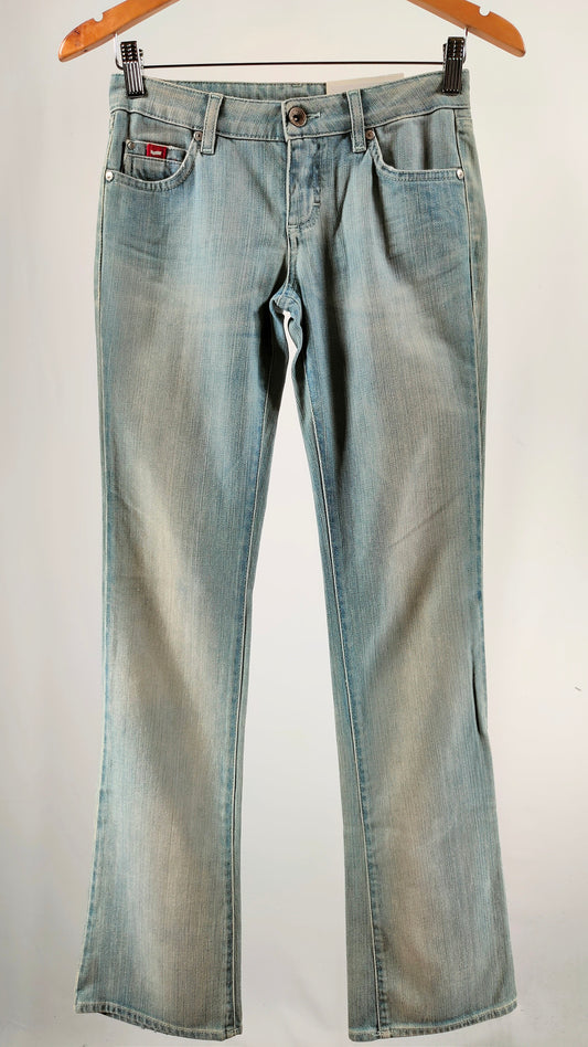 Jeans azul tiro bajo Gas