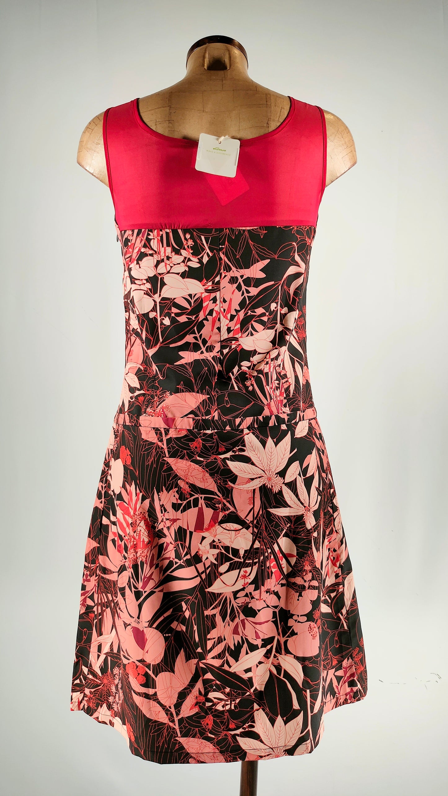 Vestido Skunfunk con transparencia estampado