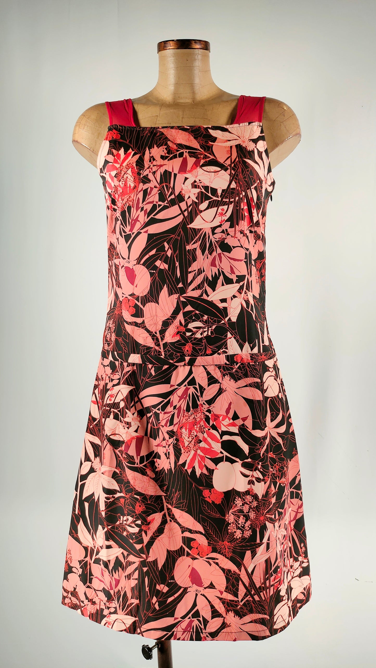 Vestido Skunfunk con transparencia estampado