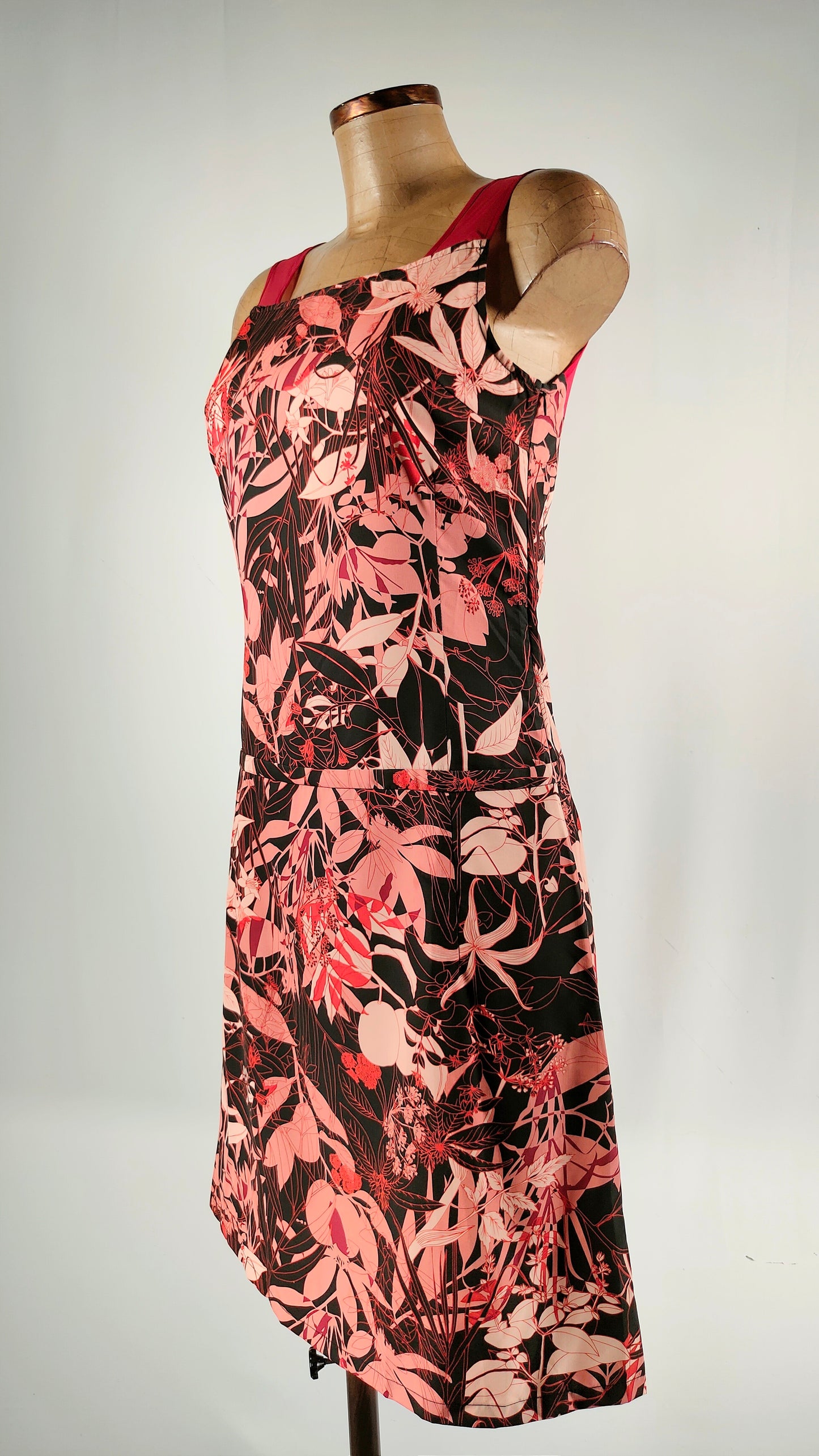 Vestido Skunfunk con transparencia estampado