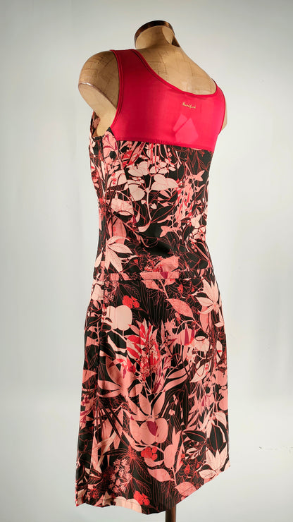 Vestido Skunfunk con transparencia estampado