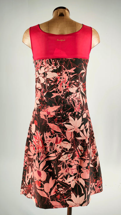 Vestido Skunfunk con transparencia estampado