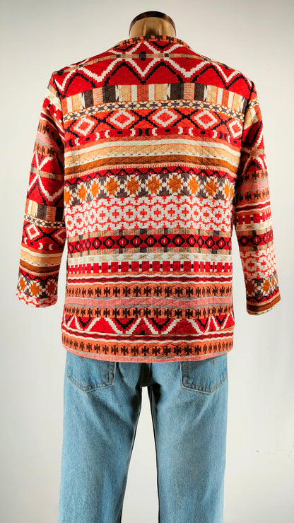 Chaqueta étnica mangas 3/4