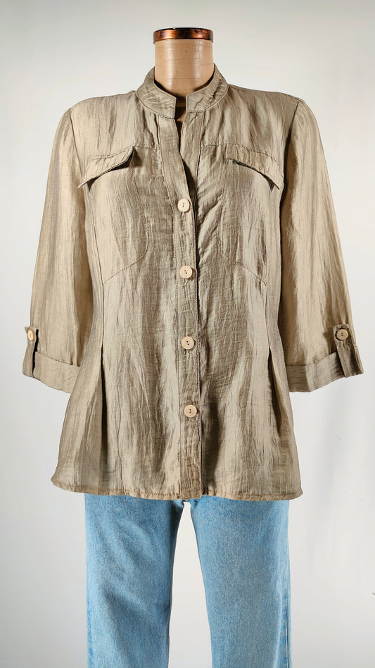 Camisa oro Paz Torras