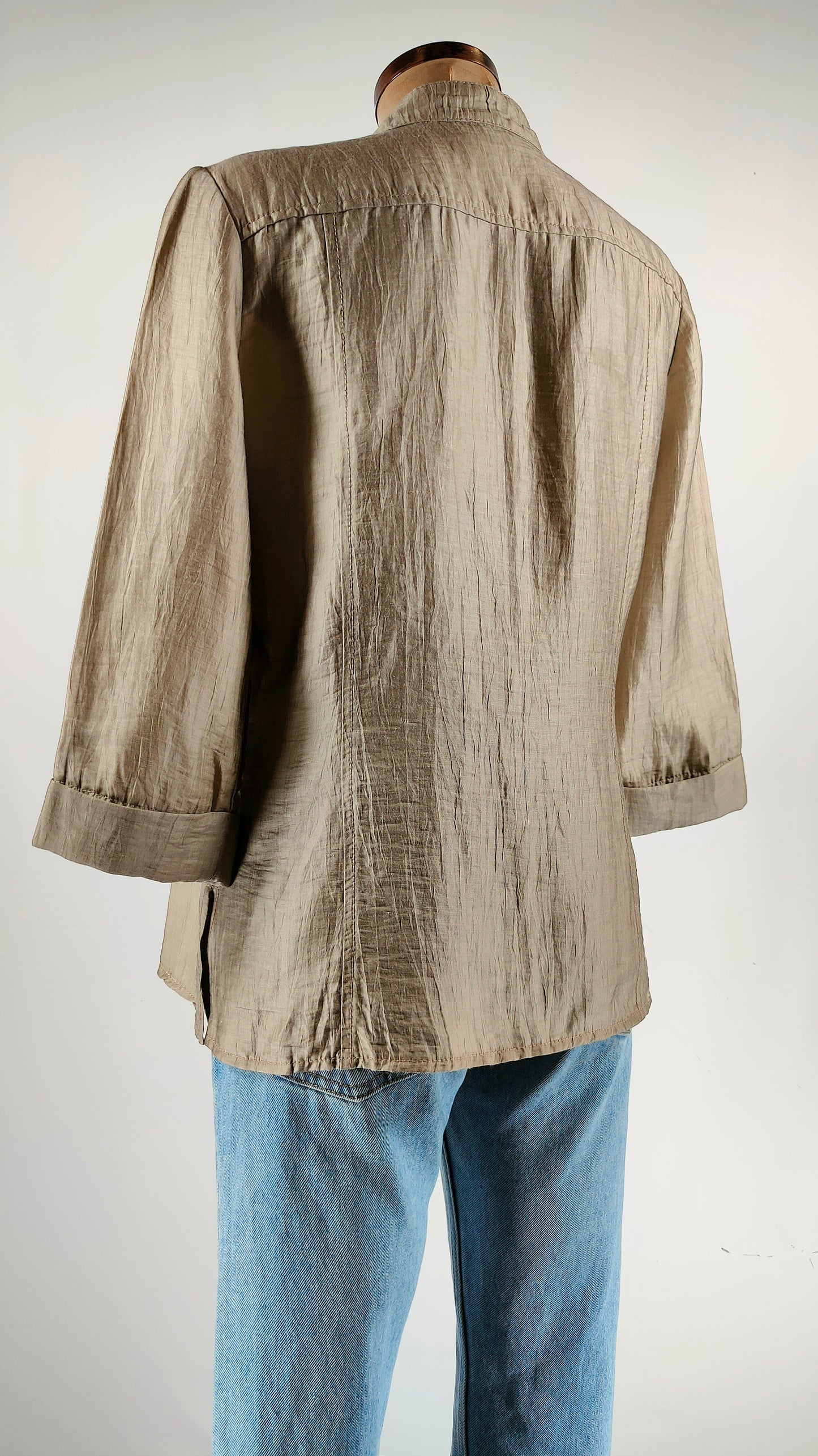 Camisa oro Paz Torras