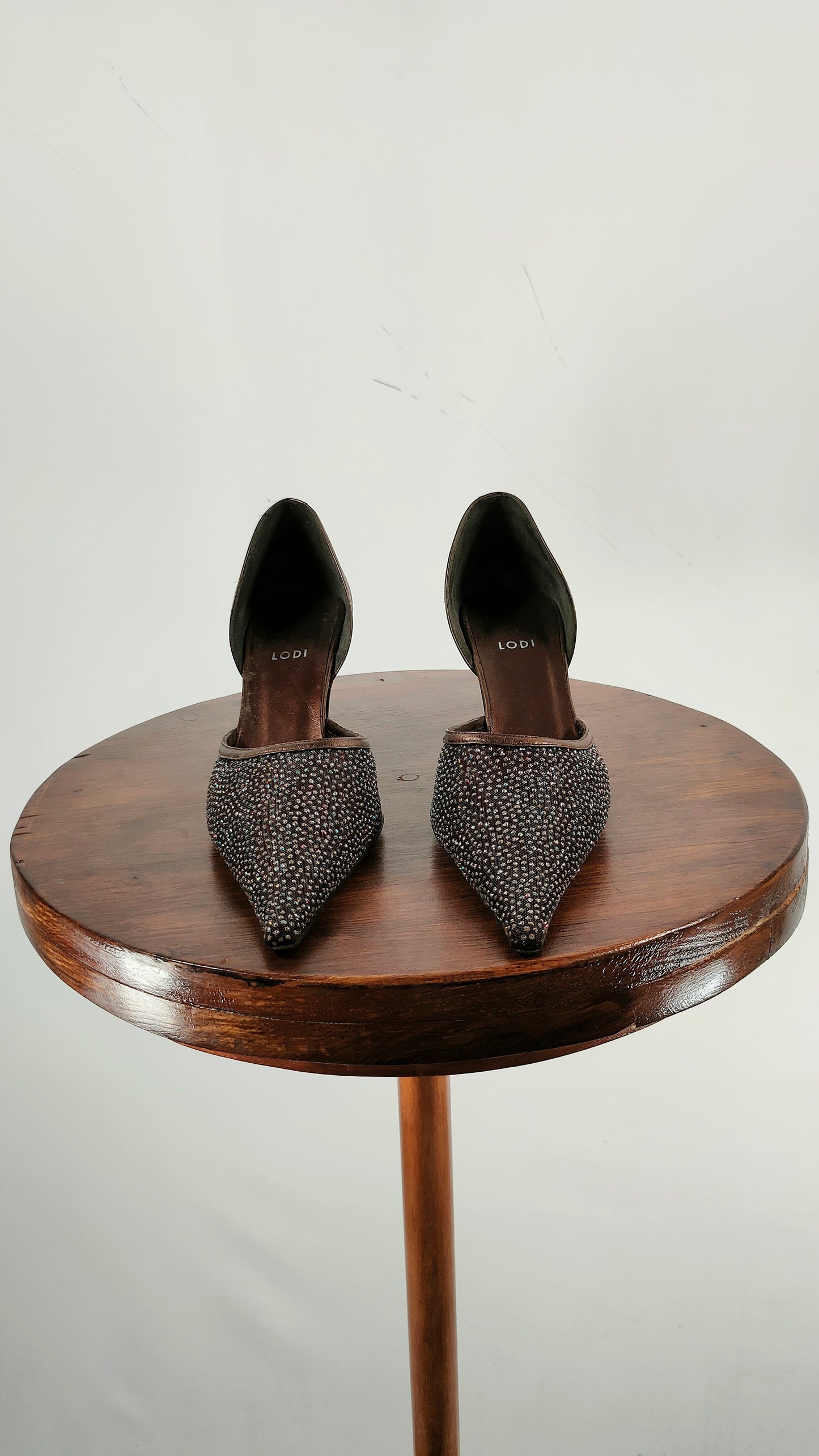 Zapatos Lodi de punta con brillantes