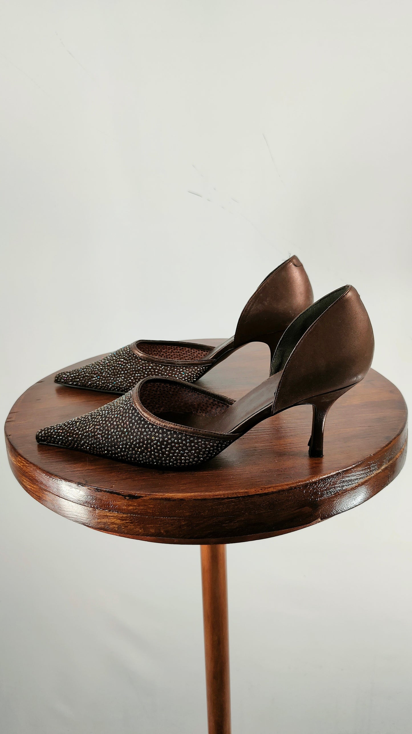 Zapatos Lodi de punta con brillantes