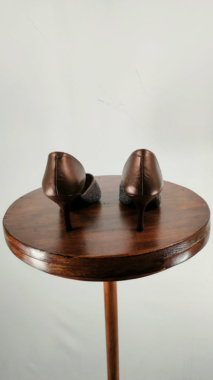 Zapatos Lodi de punta con brillantes