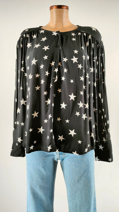 Camisa de estrellas con puño largo