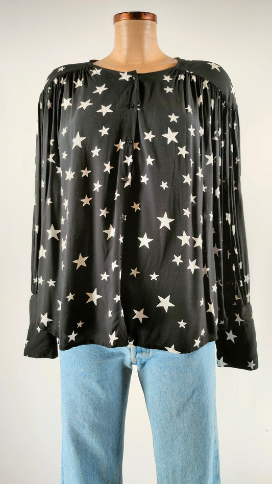 Camisa de estrellas con puño largo