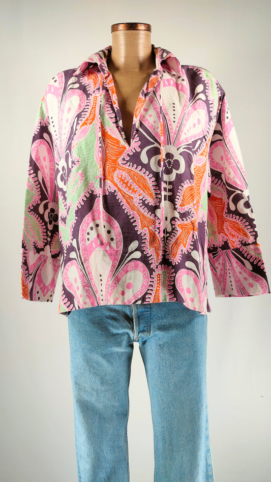 Blusa estampado multicolor