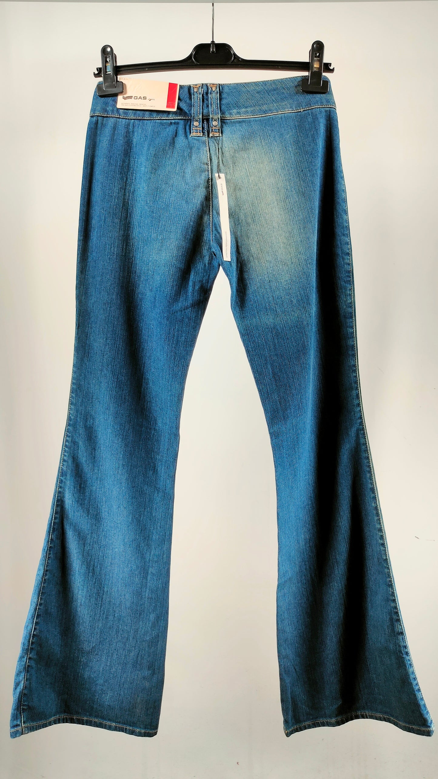 Jeans de campana Gas azul