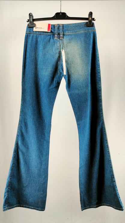 Jeans de campana Gas azul