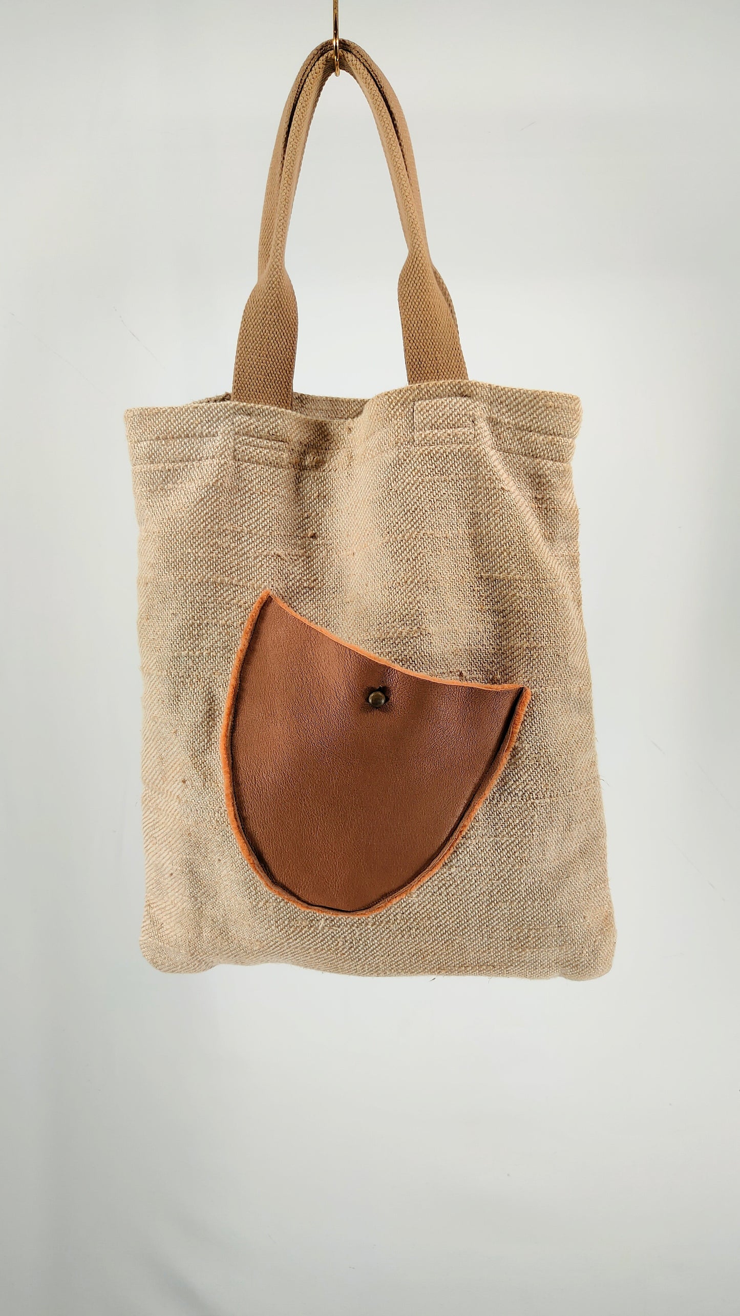 Bolso Metiers con bolsillo de piel
