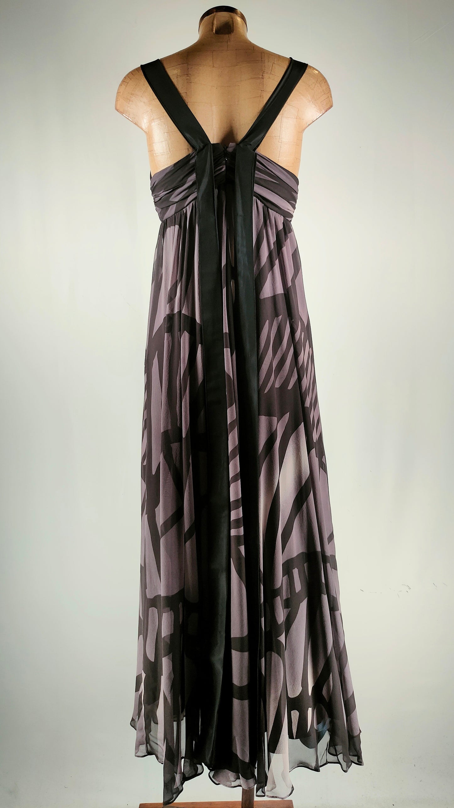 Vestido seda Max Mara estampado