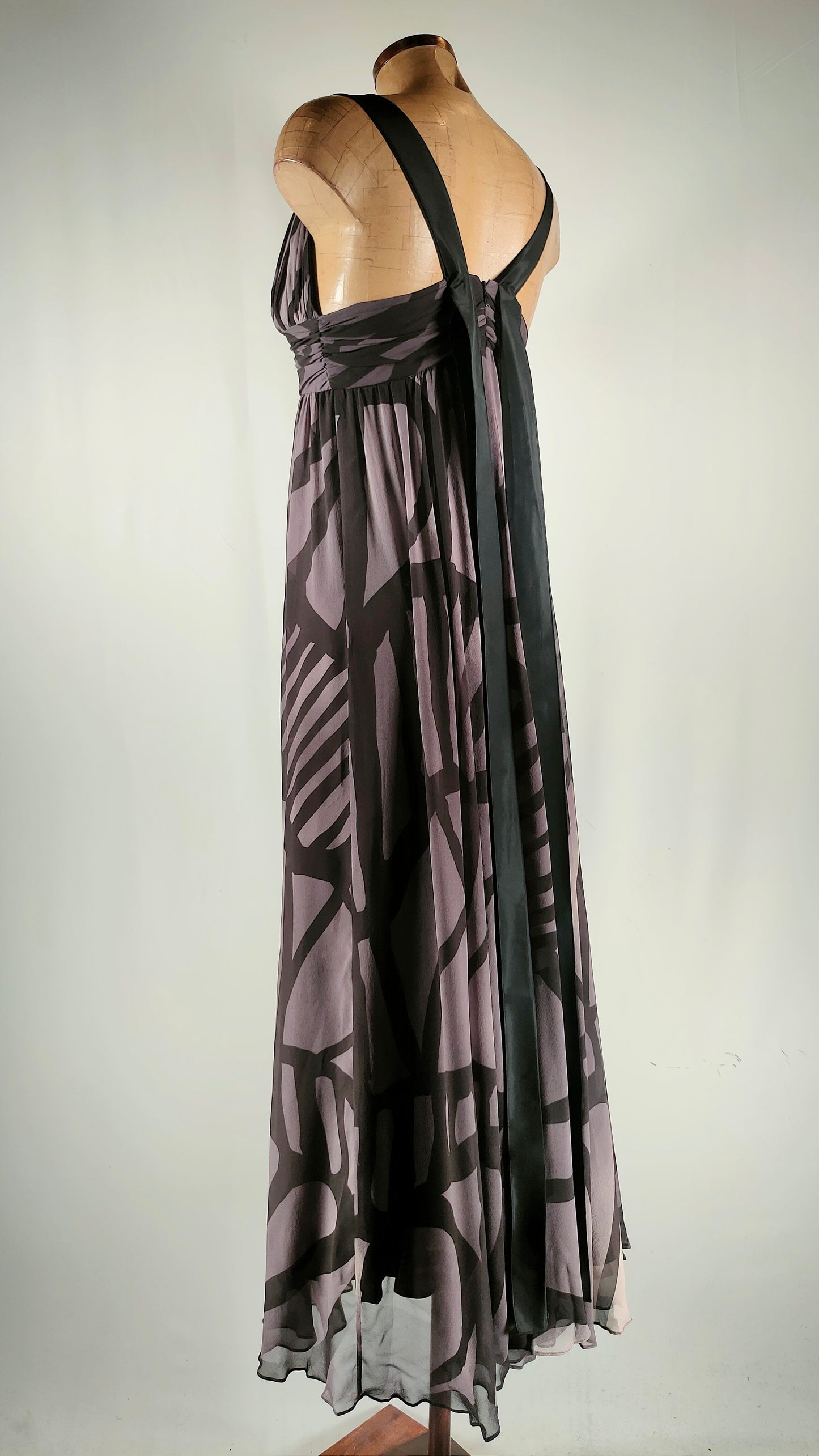 Vestido seda Max Mara estampado