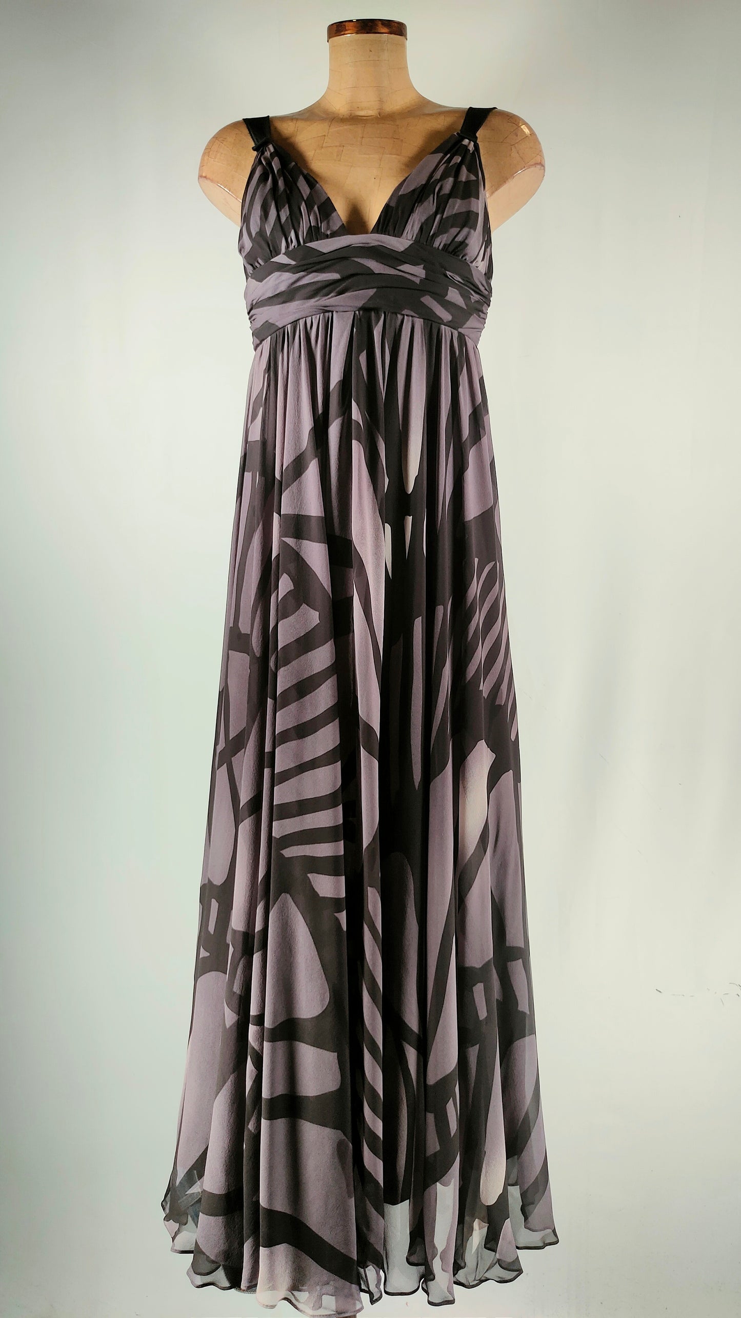 Vestido seda Max Mara estampado