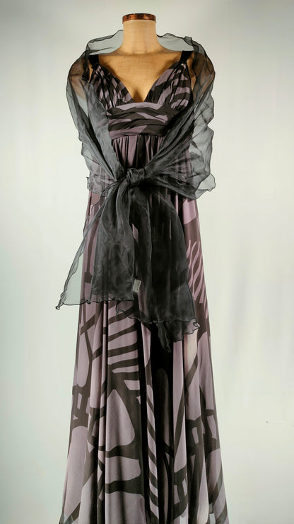Vestido seda Max Mara estampado