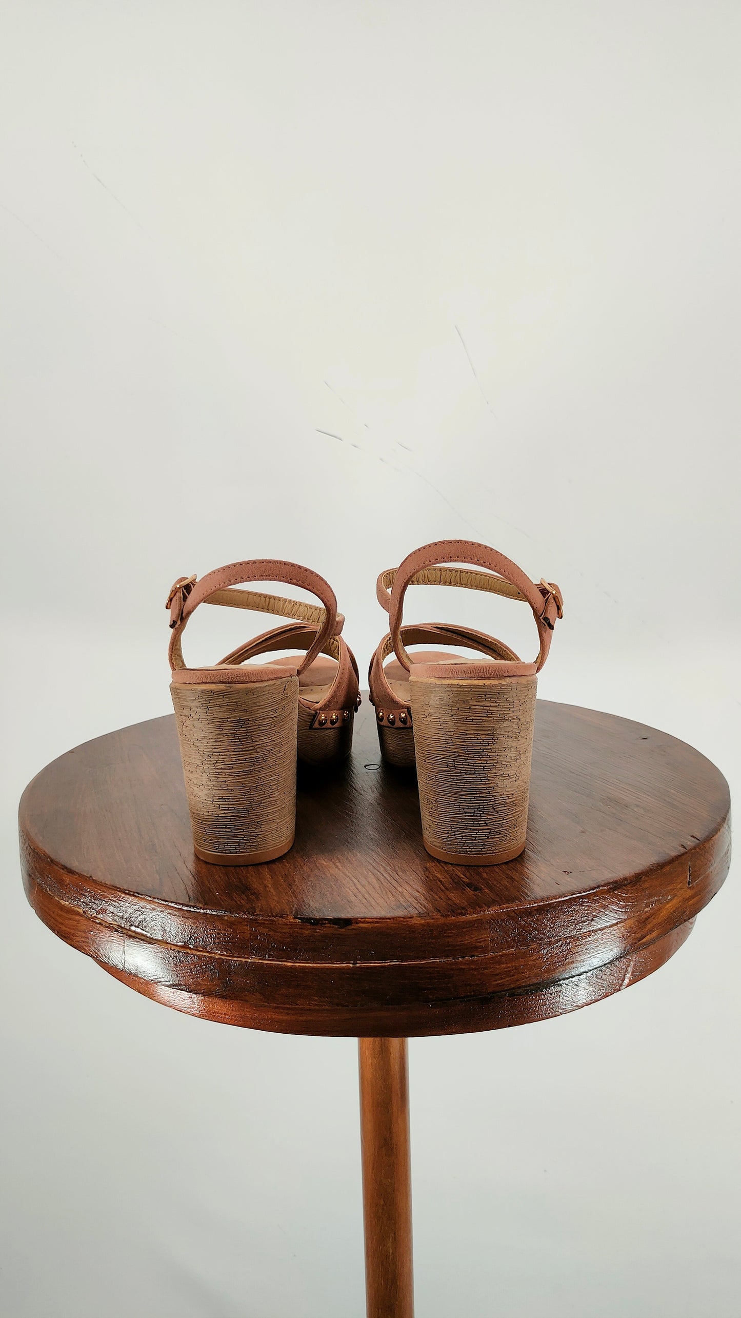 Sandalias con plataforma nude
