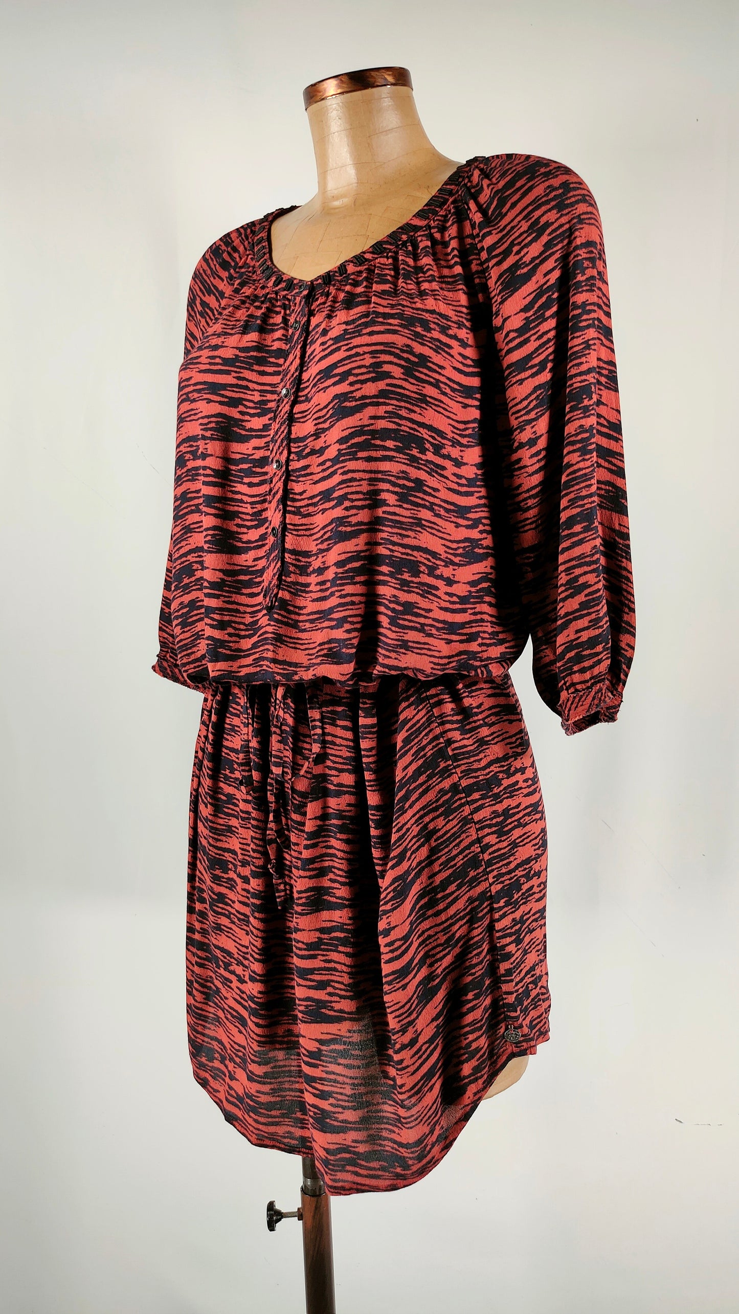 Vestido Animal Print Maisson Scotch