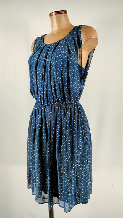 Vestido holgado Caramelo azul