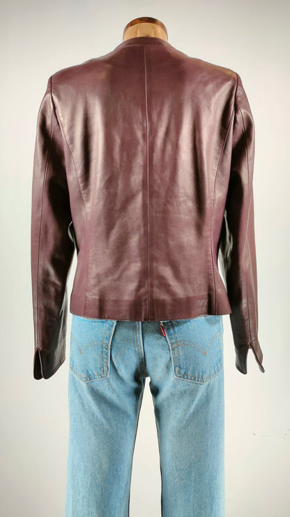 Chaqueta de piel Weill berenjena