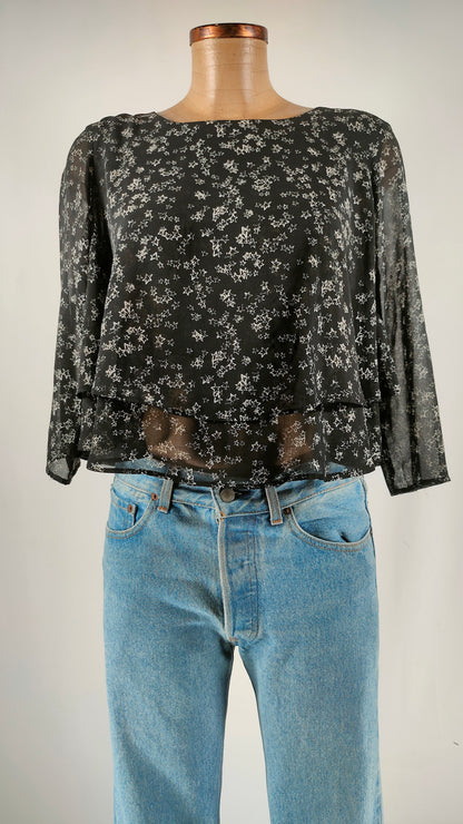 Blusa con estampado estrellas La Redoute