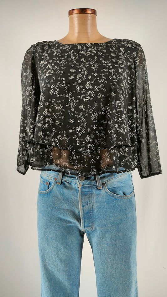 Blusa con estampado estrellas La Redoute