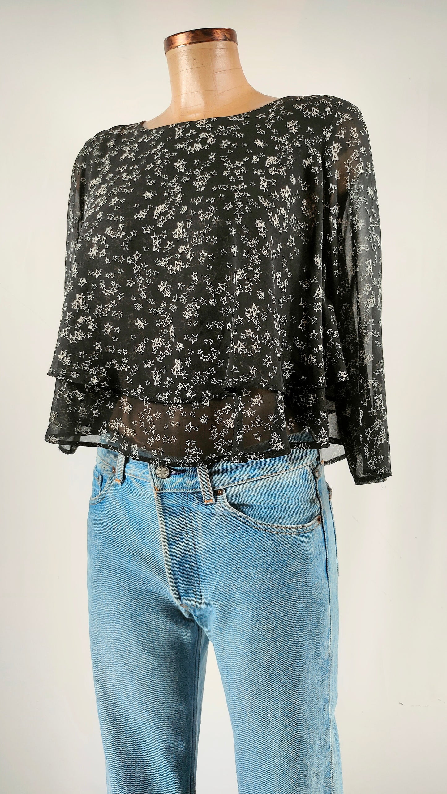 Blusa con estampado estrellas La Redoute