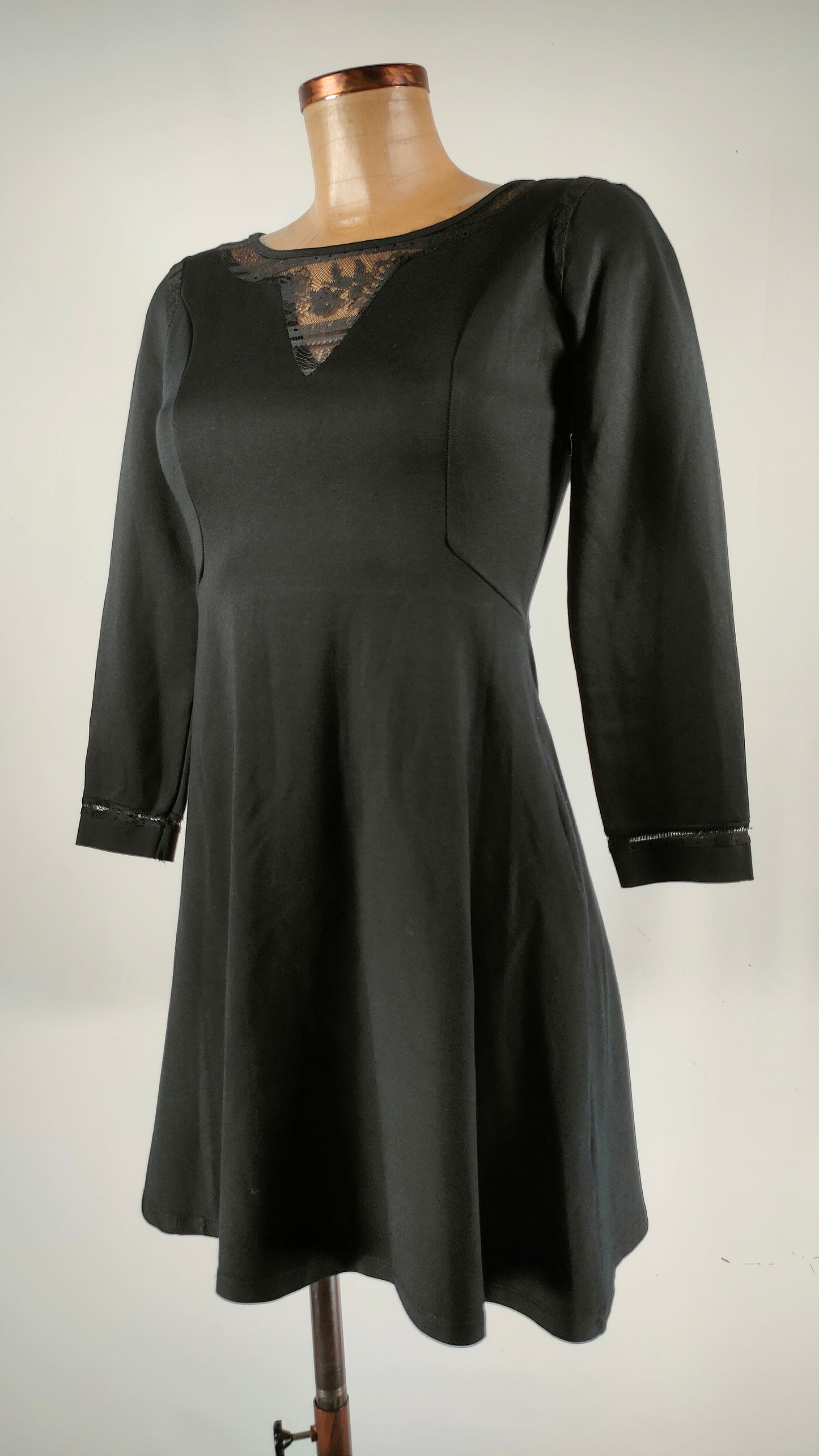 Vestido negro La Redoute