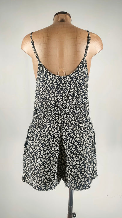 Mono estampado blanco y negro Superdry