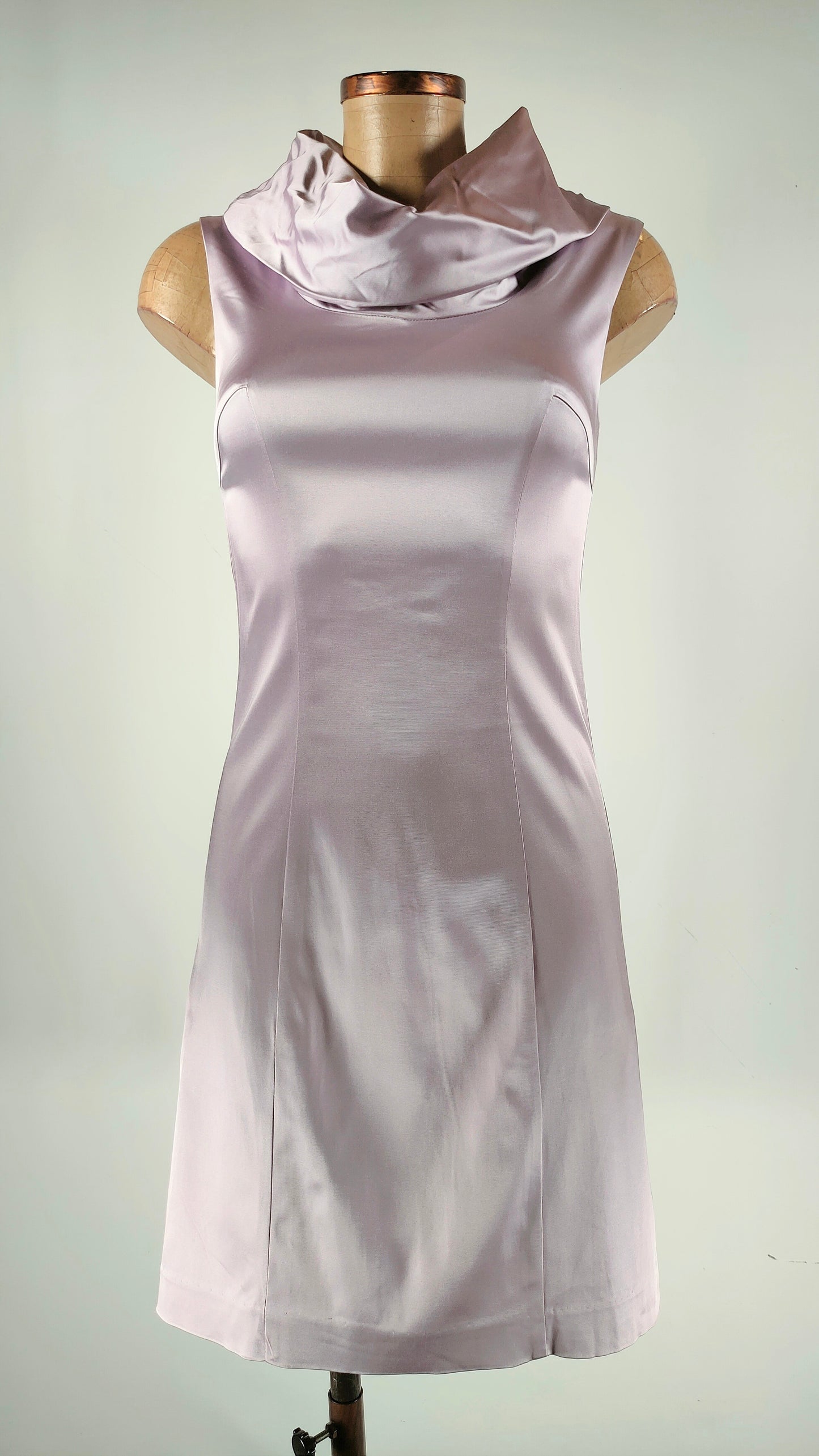 Vestido satinado malva InWear