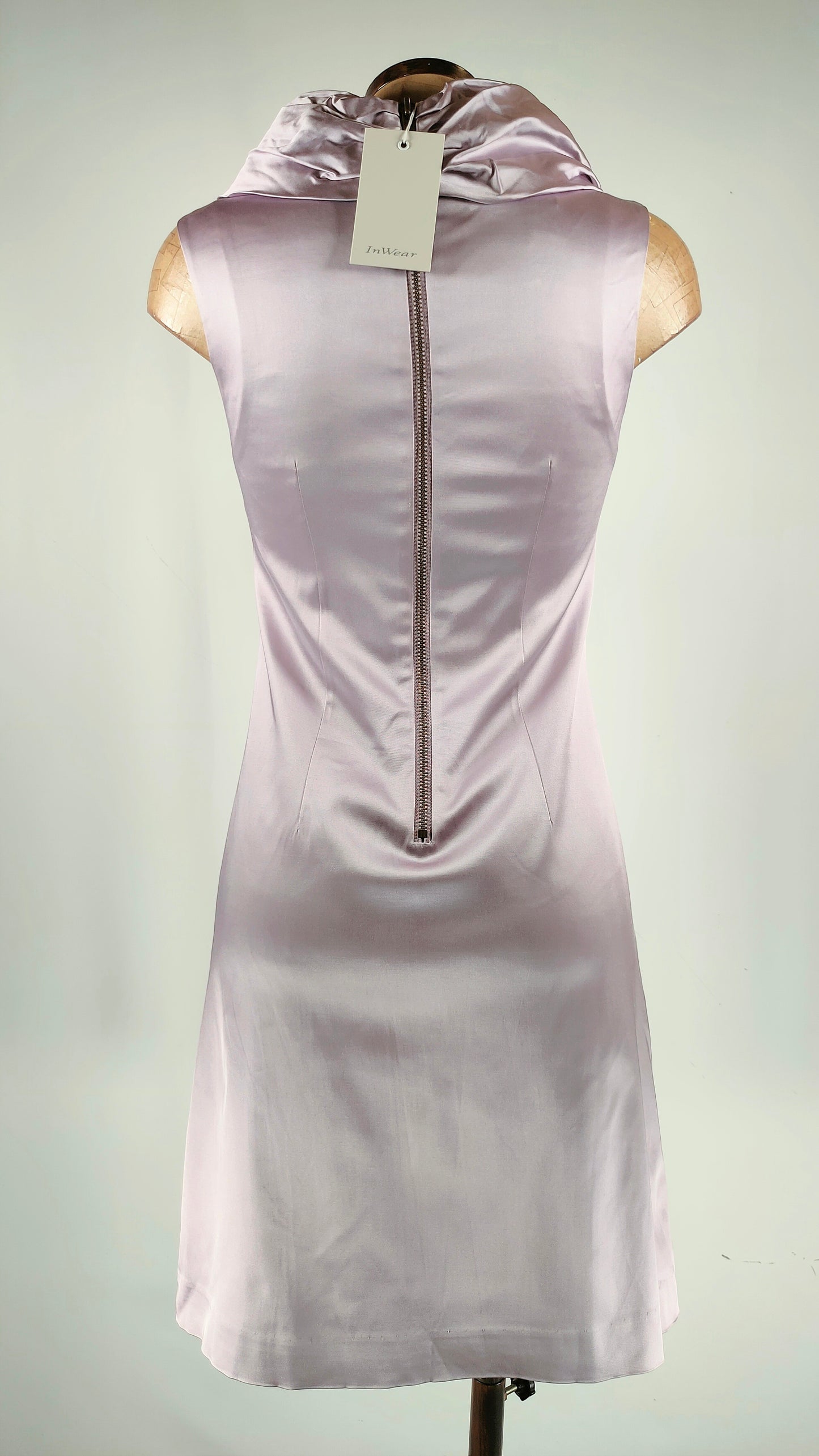 Vestido satinado malva InWear